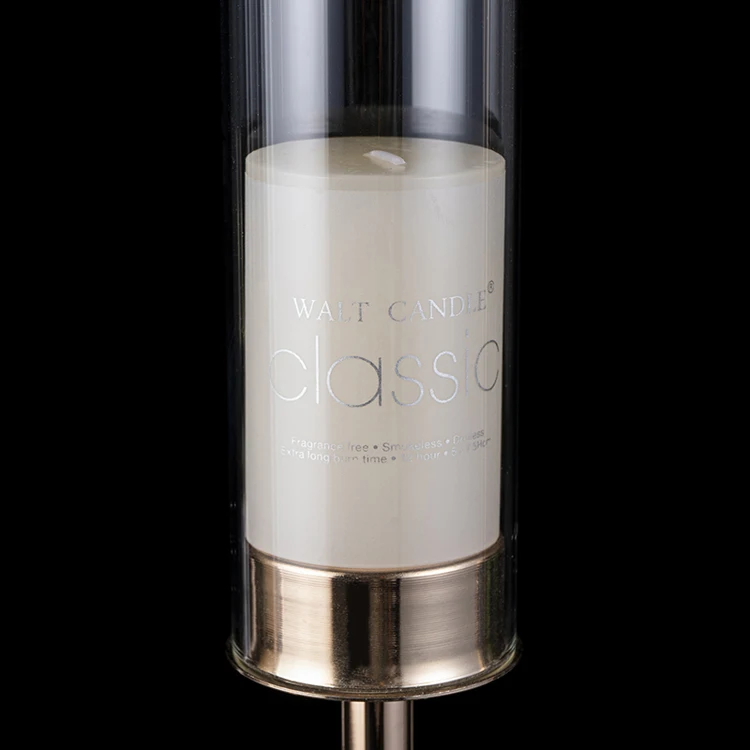 Gold Candle Stick Holder Metal Taper Votives Tube Candle Holder For Wedding Centerpieces