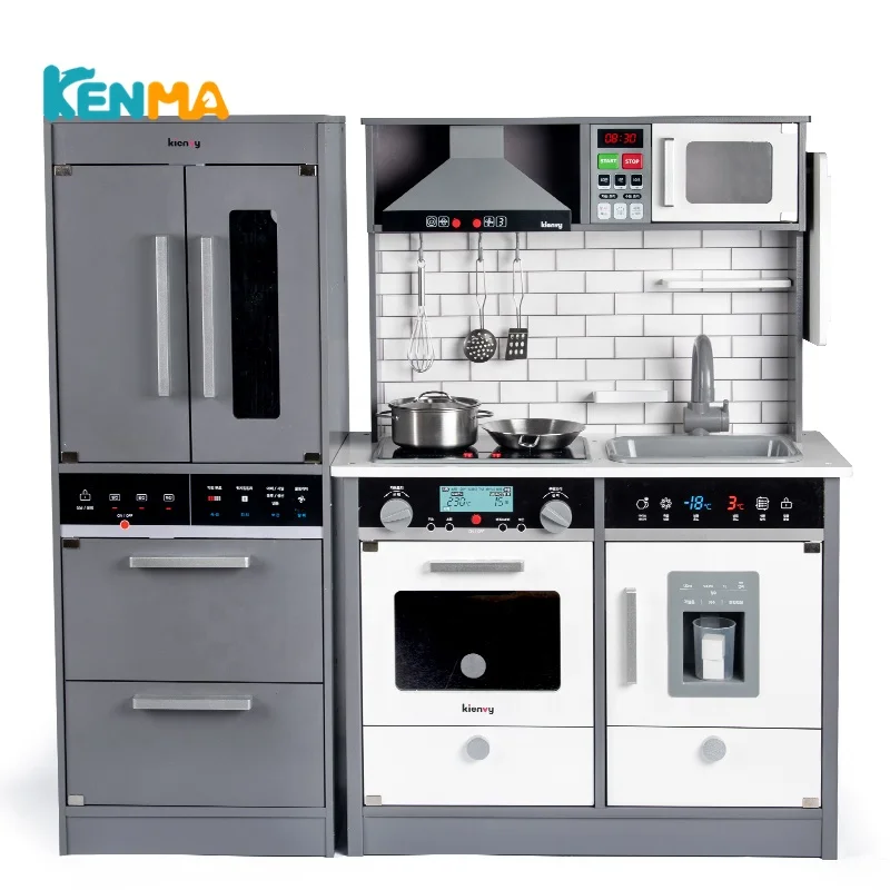 2022 Wooden Kitchen Pretend Play Toys For Kids