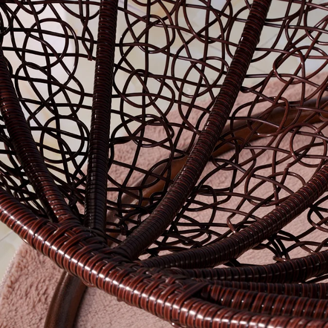 Single Two Seat Net Swing Patio Wicker Hanging Swing Chair Outdoor Garden Leisure Furniture Comfortable Swing Chair