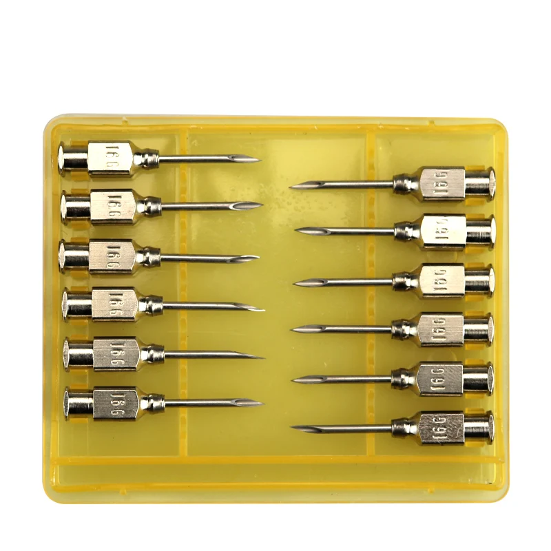 High-Quality Stainless-Steel Injector Needles Poultry Animal Veterinary Metal Livestock Vaccination Syringes Needles
