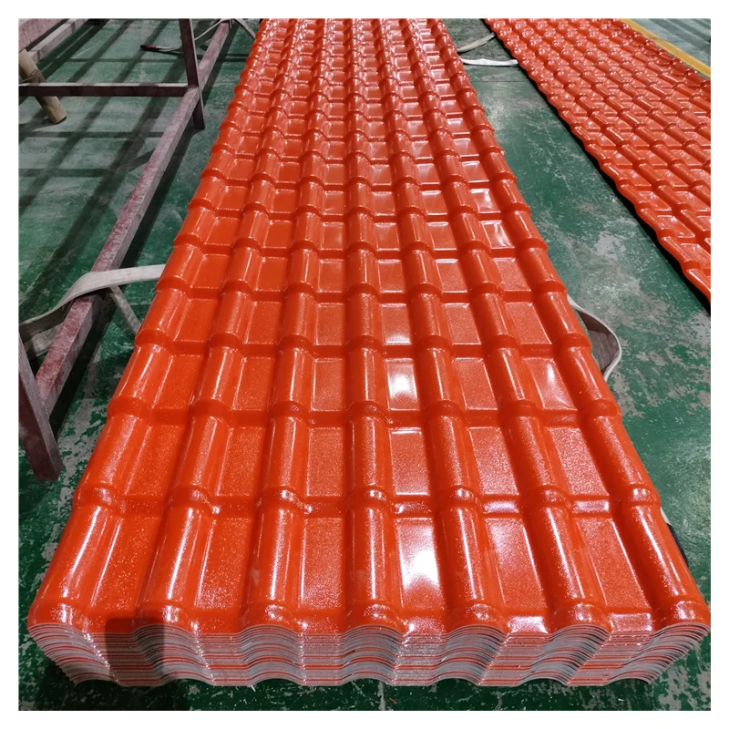 ASA UPVC Resin Roofing Sheet Synthetic Spanish Roof Tile Spanish Style Roof Tile