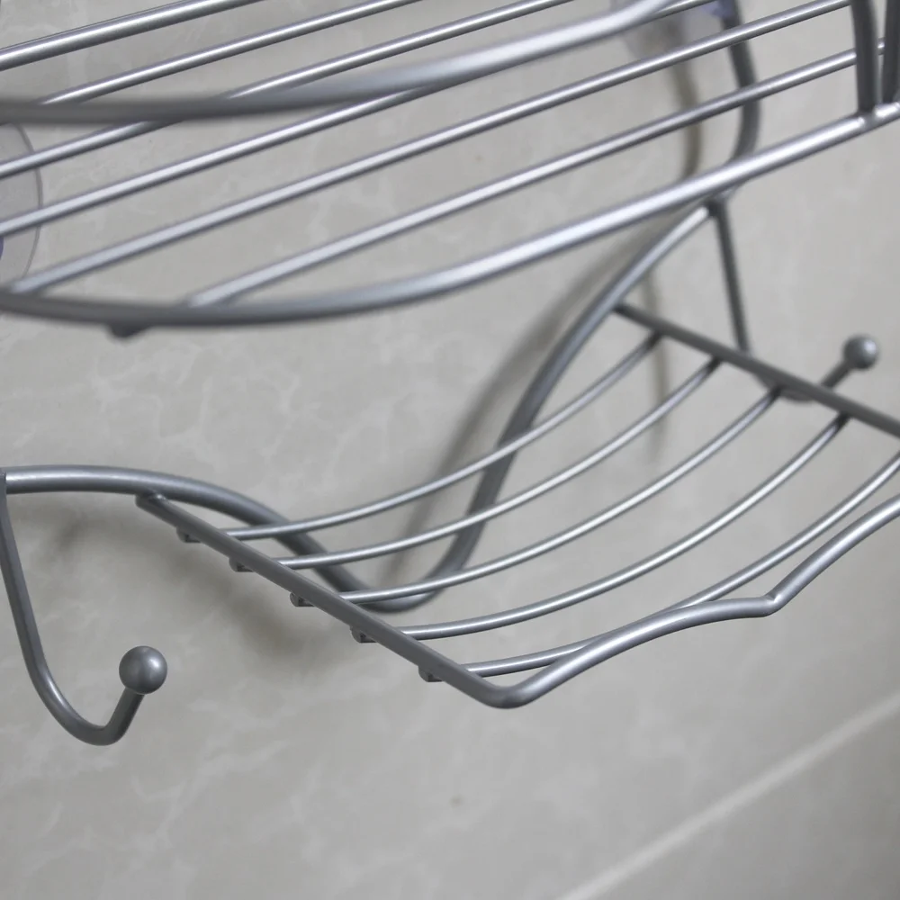 Metal Storage Shelf Rack for Bathroom Windshield Storage Basket Rack Bathroom Sets