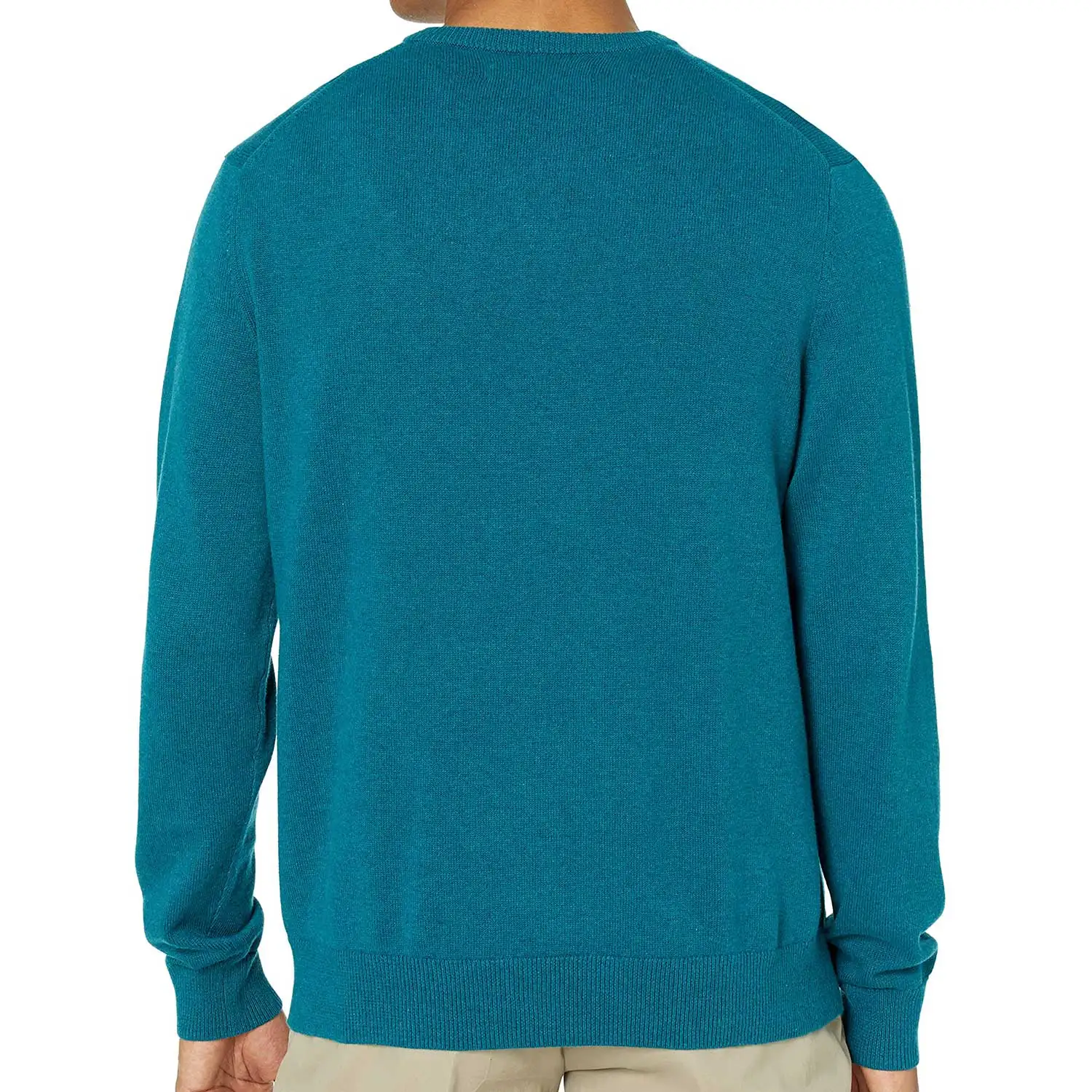 Shinesia OEM Men Plain Sublimation Wool Cotton V Neck Knit Jumper Custom Winter Pullover 100% Cashmere Knitted Sweater  for Men