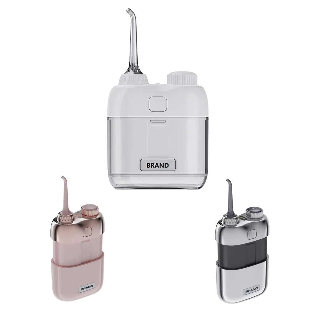 Oral Irrigator Wireless Electric Dental Shower Mini Portable Water Flosser, Dental Care Irrigator with Retractable Water Tank