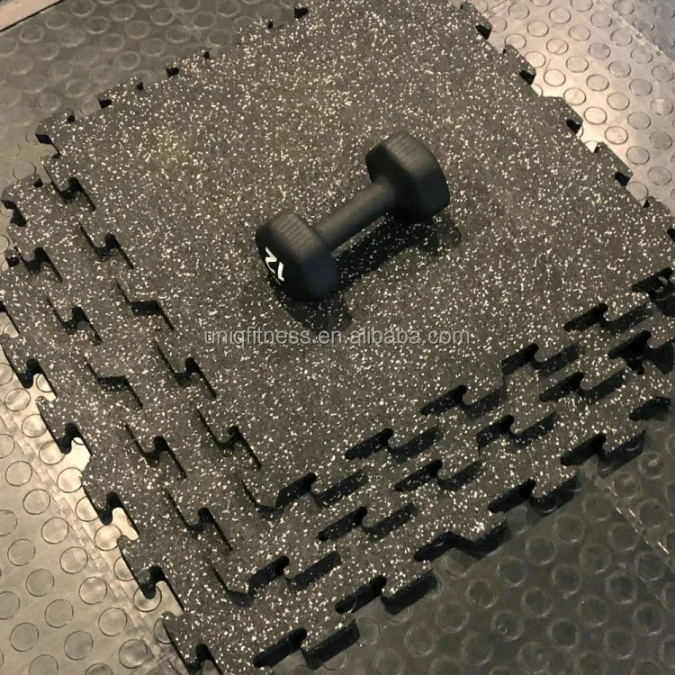 UNIQ High Quality Gym Accessories Wholesale Price Durable Epdm Gym Rubber Mat Flooring