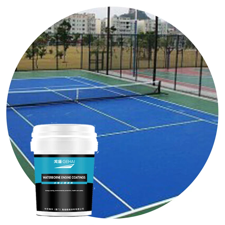 
tennis court synthetic spray flooring paint 