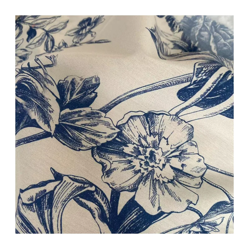 Factory Wholesale In Stock Many Colors 6A Grade Garment Blouse Fabric 30% Silk 70%Cotton Real Natural Silk Cotton Fabric