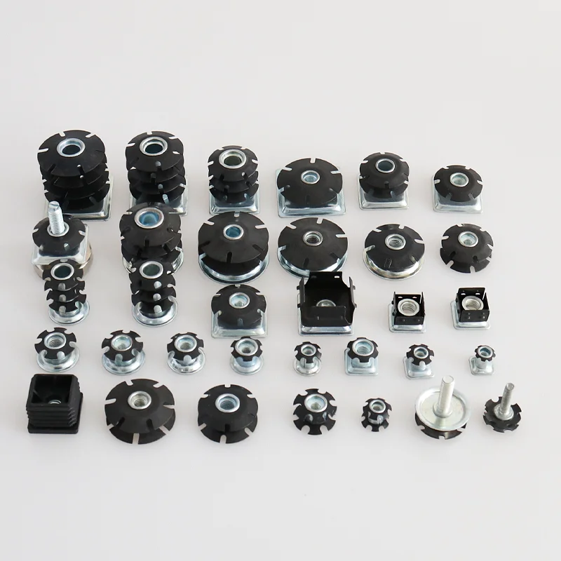 one-stop Purchasing M6 M8 M10 M12 M16 table chair Round Rectangular Tube pipe to pipe connection Metal Steel threaded nuts