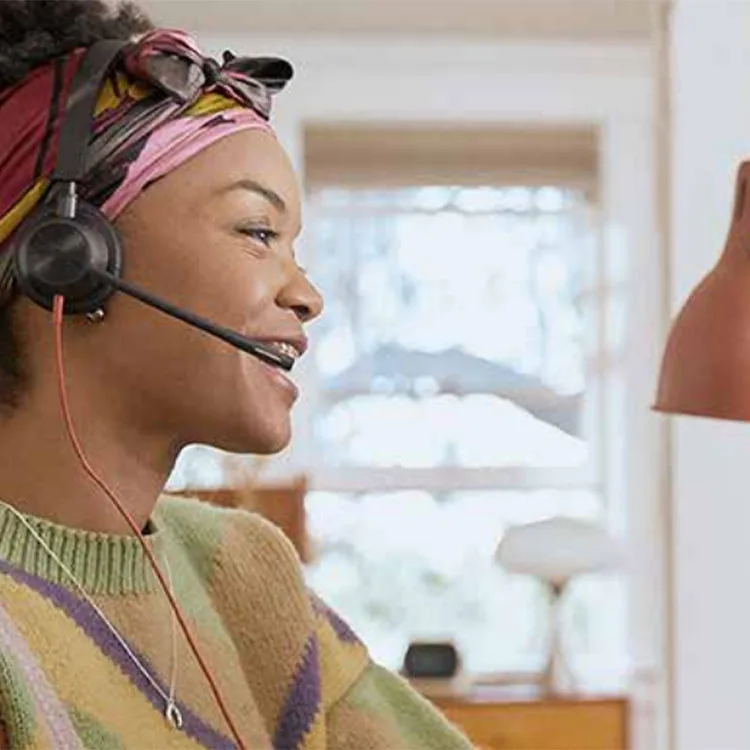 Available BLACKWIRE 3225 Headset plantronics headset noise cancelling the headset