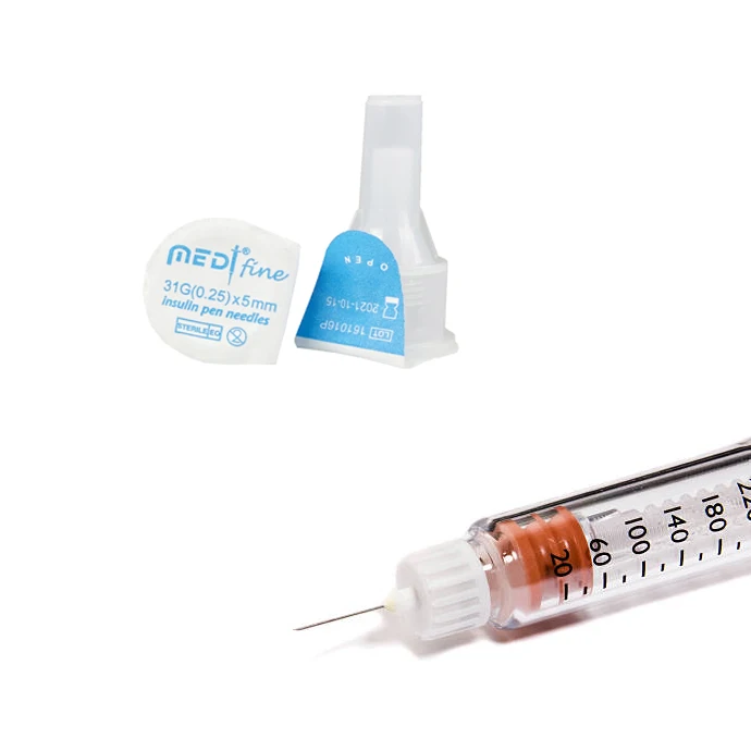 
Disposable Micro Fine Insulin Pen Needles 31g 5mm for Insulin Syringe Pen 100 pcs of box 