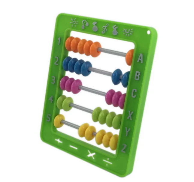 Counting mini plastic abacus gift educational math calculate toy color beed abacus for kids toy