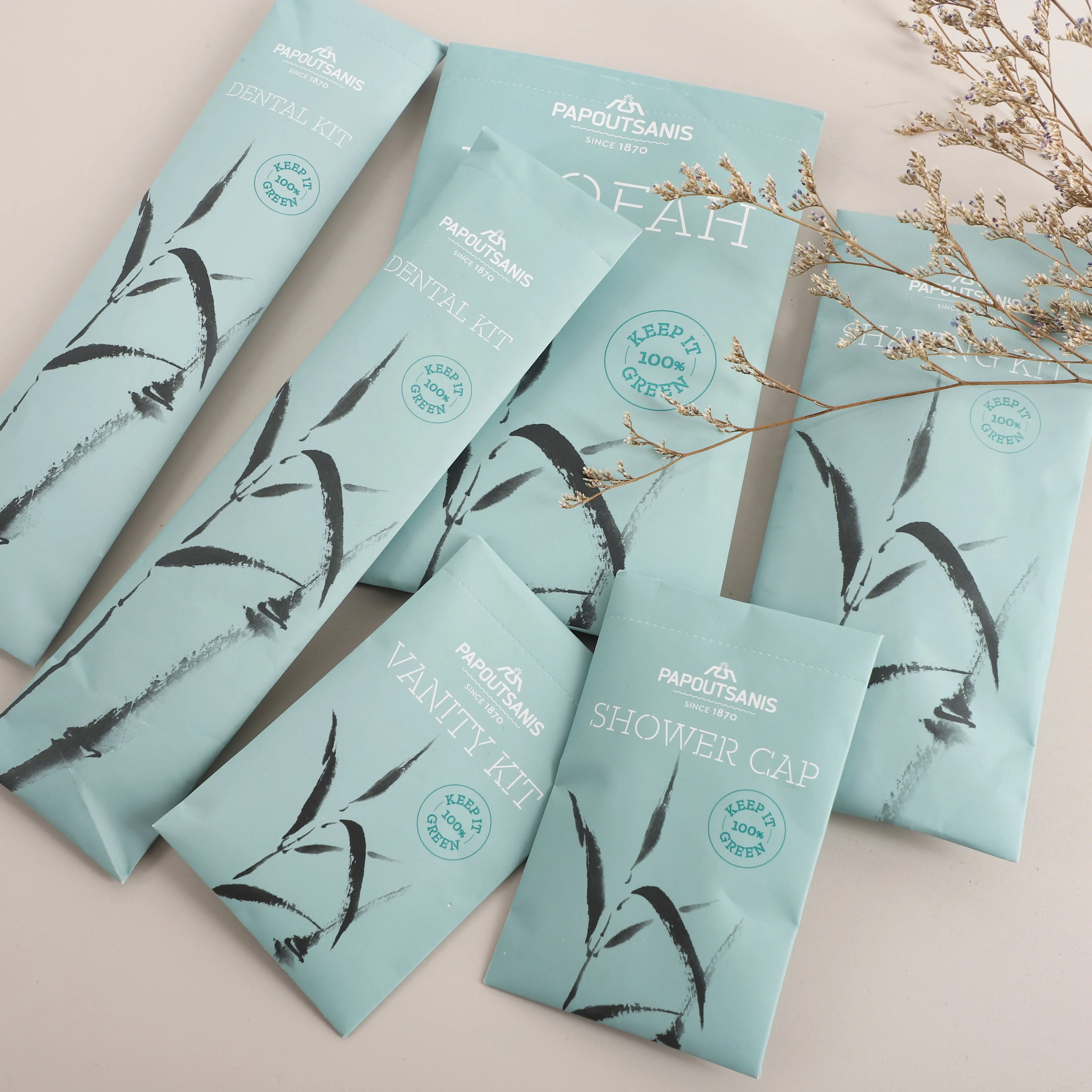 Customized Popular Disposable Hotel Amenities Sets Wholesale Tolietries