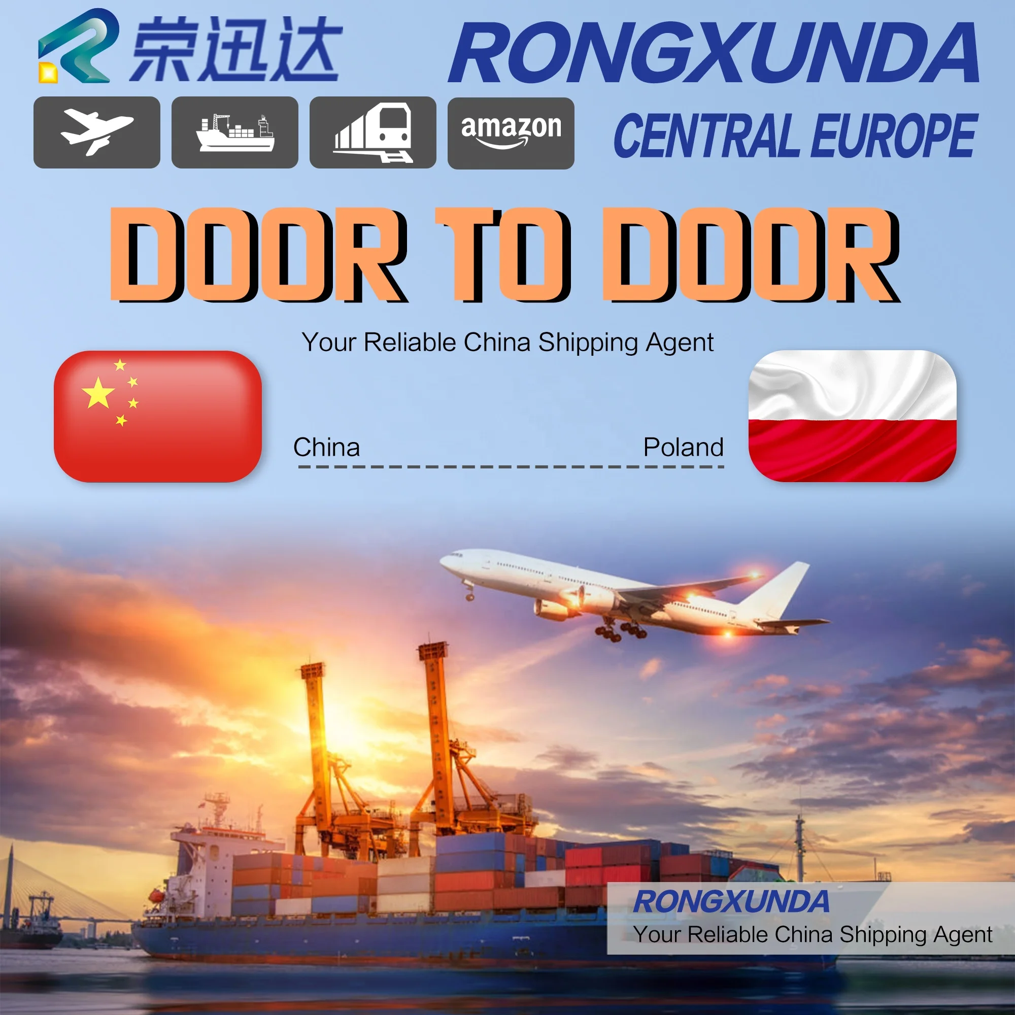 Air Courier fast transport High Quality Best Forwarder from China to Poland dropshipping products