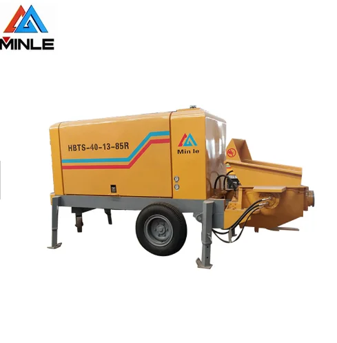 Factory Price 40m3/h Diesel concrete delivery pump Portable Trailer Mounted concrete conveying pump for sale in UAE