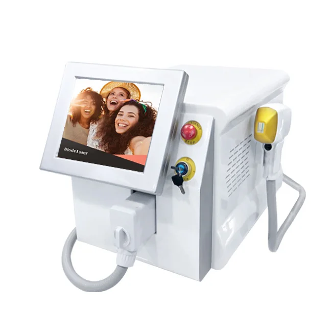 Professional high end 3 wavelength 755+808+1064 nm  diode laser hair removal machine