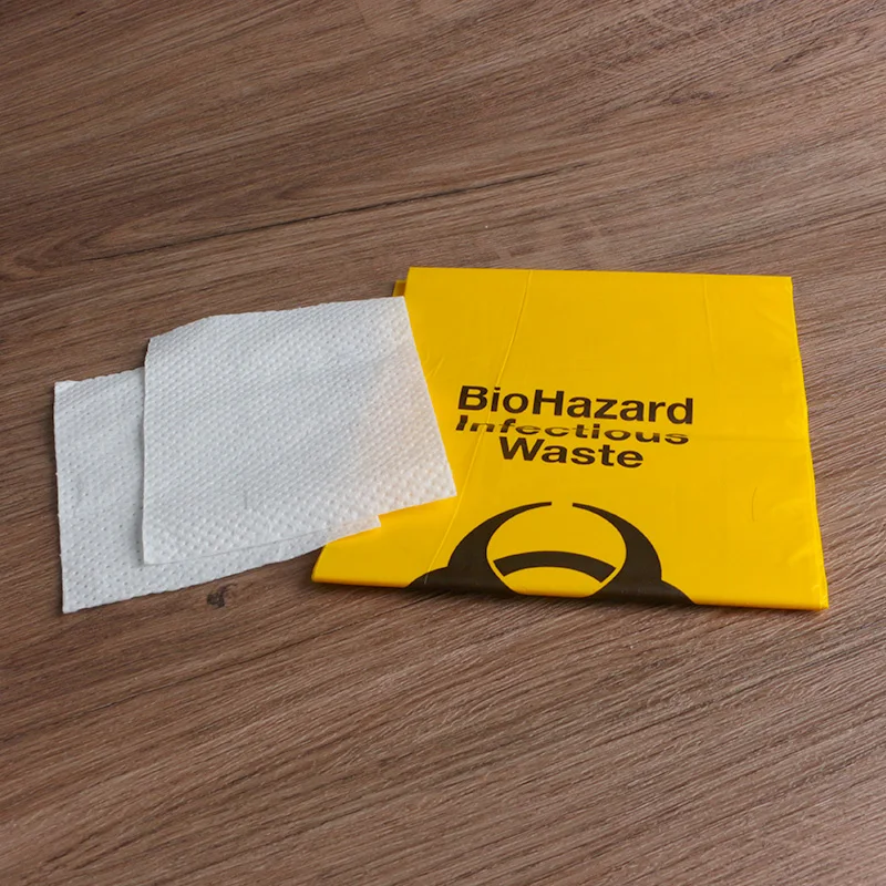 Absorbent Pads for containing infectious substances in transit