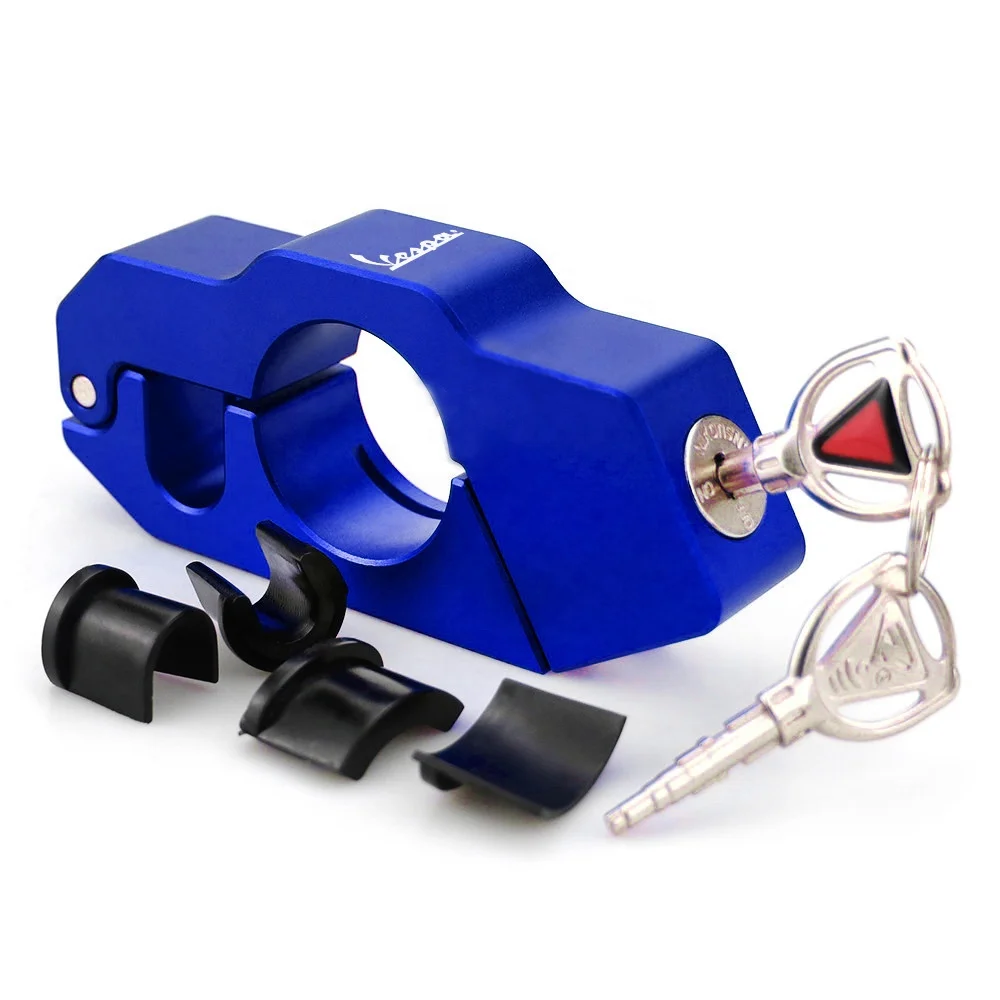 Motorcycle Handle Grip Lock Brake Lever Theft Protection Locks Red Accessories for Vespa GTS 250 300 Sprint Primavera 150 LX150