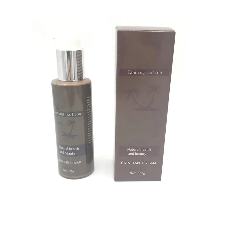 OEM private label sunbed dark tanning lotion for skin care