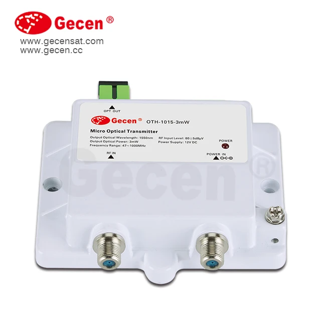 Gecen FTTH 1550nm 3mW Micro Optical Transmitter model OTH-1015-3mW