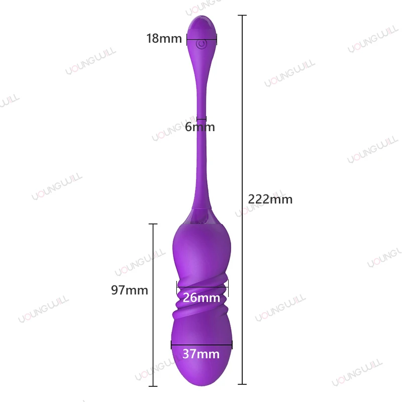 Remote Control G-Spot Clitoris Simulator Vagina Ball Massage Kegel Trainer Wireless Telescopic Vibrator Egg Sex Toys For Women