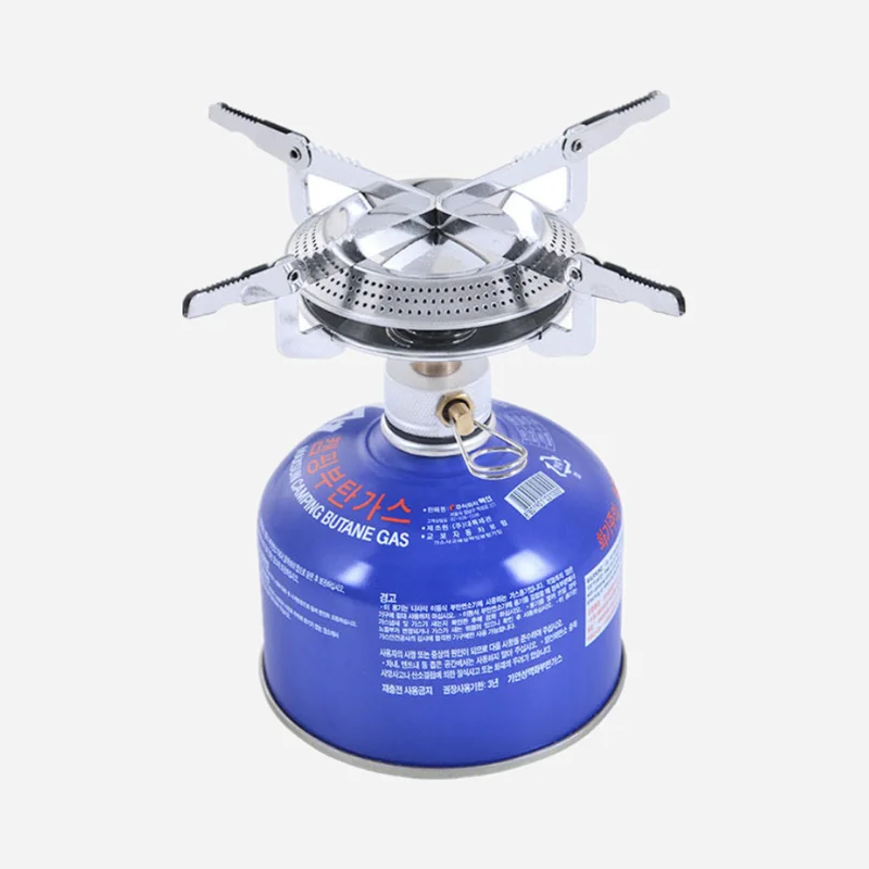 Mini good price stainless steel portable camping gas stove for camping