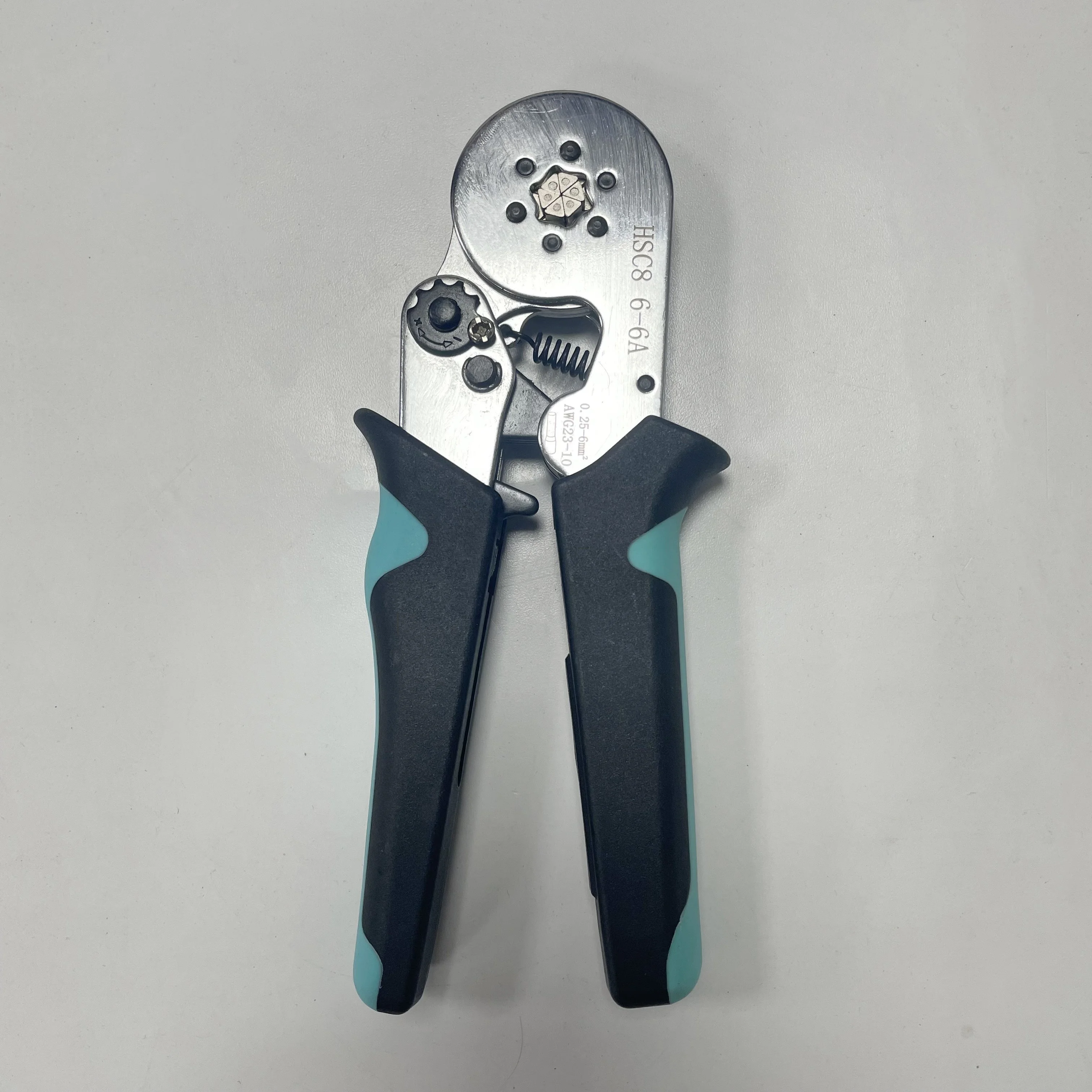 HSC8 6-6A Mini Type Self Adjustable CRIMPING PLIER 0.25-6mm2 Terminals Crimper Tool Multi Tool Hands Pliers 6-6