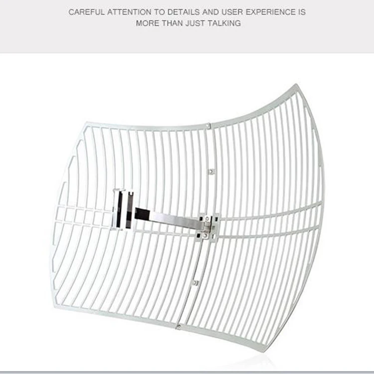 High gain  2.3GHz-2.7GHz 24dbi 3G 4G LTE Grid Parabolic Antenna Outdoor Long Range MIMO Antenna For WIFI Outdoor