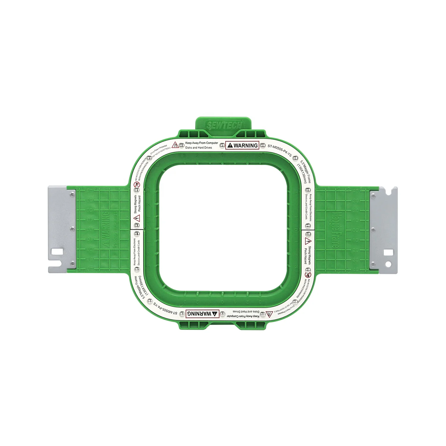 Sewtech 5.1 inch Magnetic hoops maggie frame for Tajima SAI embroidery Machine with 360mm arm length
