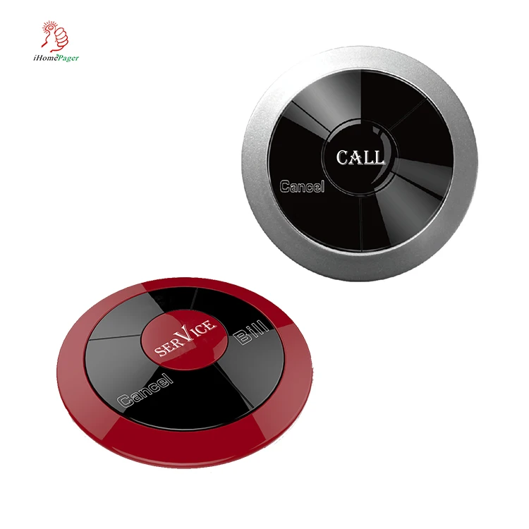 Беспроводной пейджер с кнопками вызова для ресторана