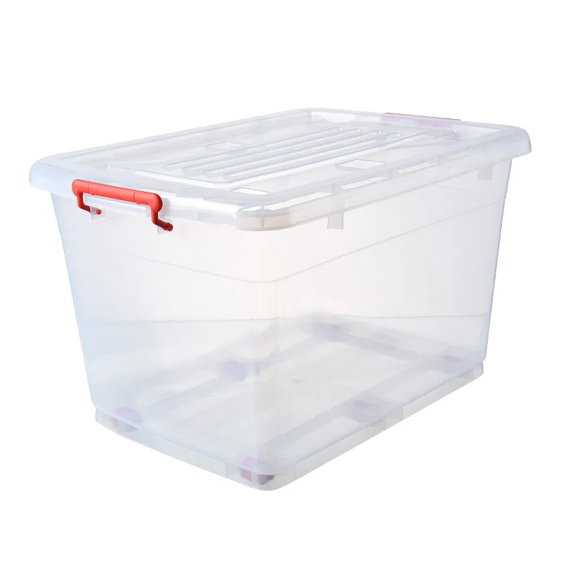 120L ultra-large capacity storage container, household warehouse storage box, multi-scene storage and organization organization