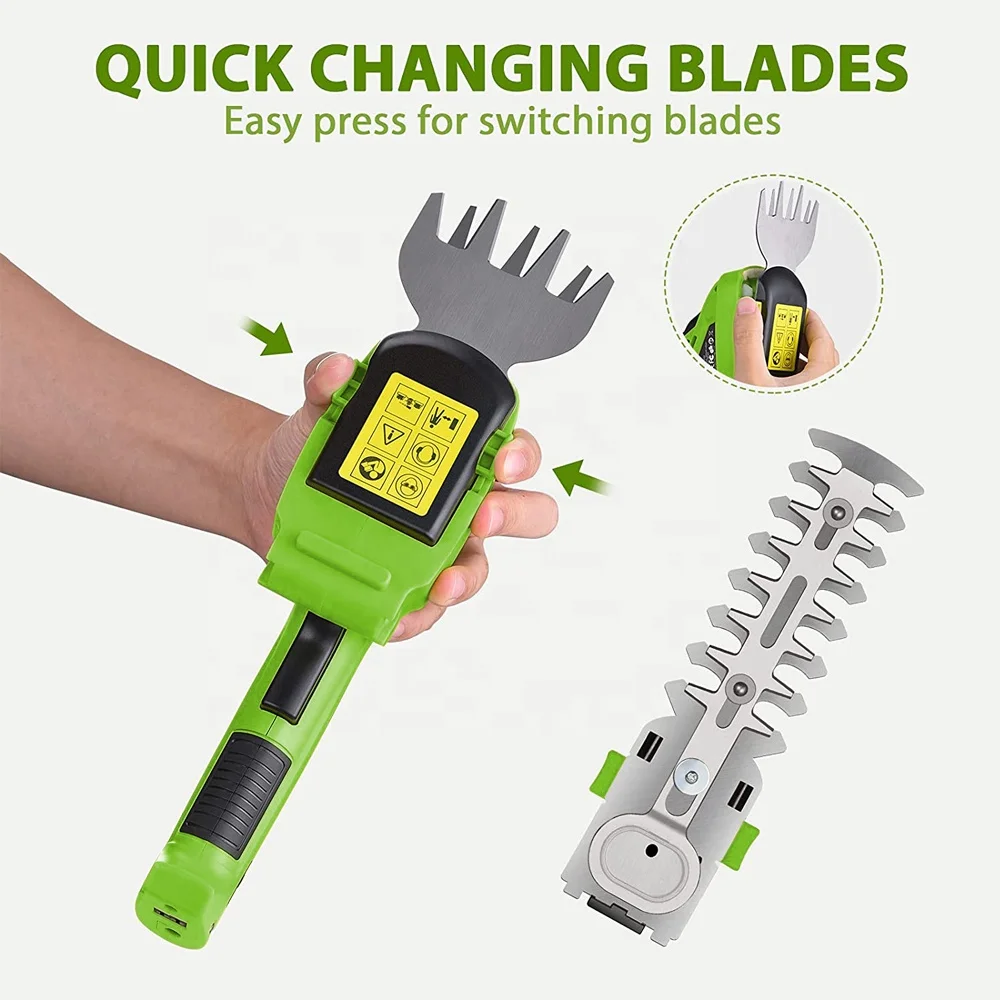 VERTAK 7.2v cordless high quality trimmer manufacturers professional durable mini hedge trimmer