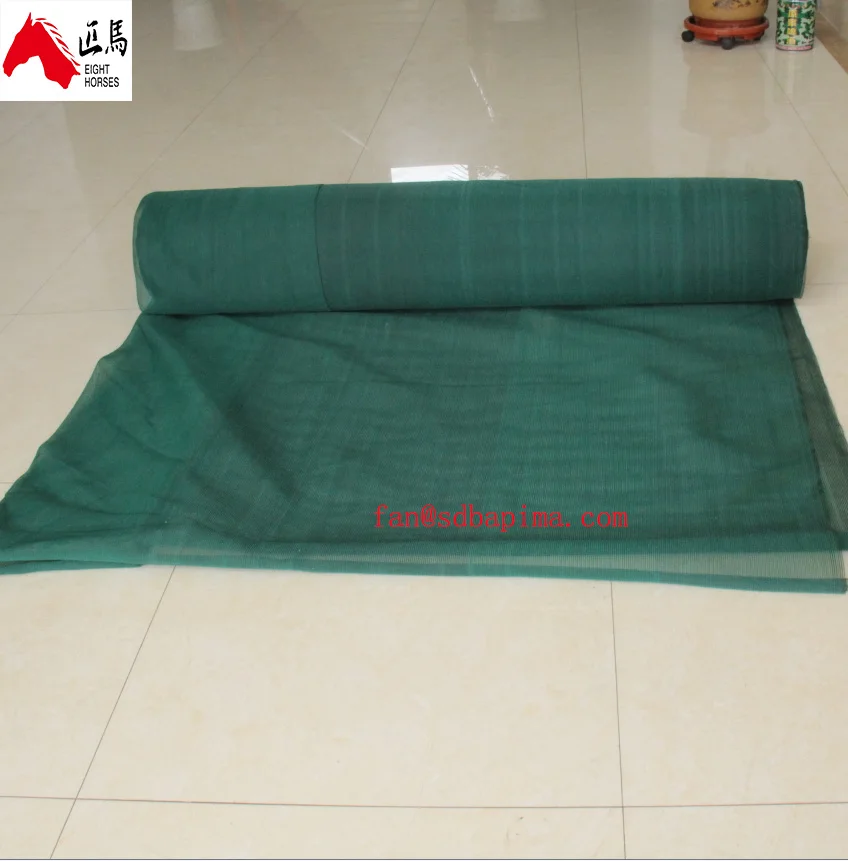 STOCK 85% shade 150gsm 3.5X50M HDPE UV Green color mono add mono sun shade net for agriculture