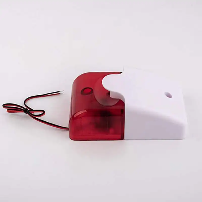Wired Strobe Siren Durable 12V Sound Alarm Flashing Light Strobe Siren For 99 Zones PSTN/GSM Wireless Home Security Alarm