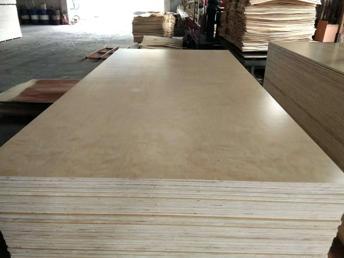 Multiplex birch veneer Plywood sheet with 18mm