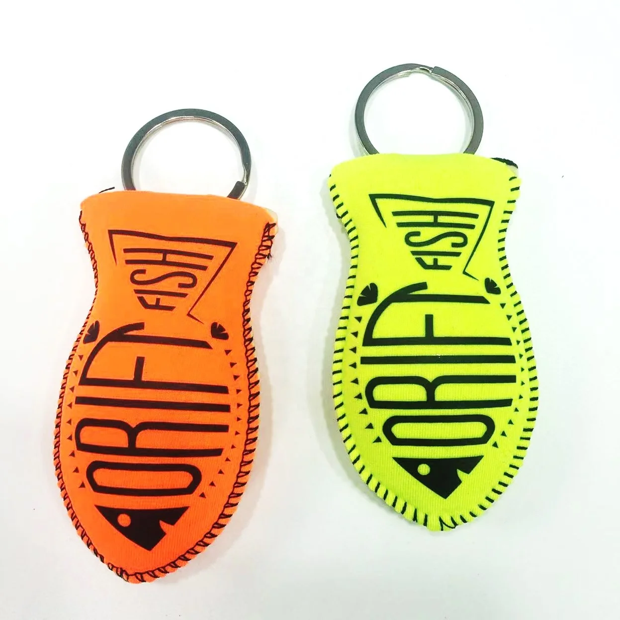 Factory Wholesale Fish Design Floating Keychain Boat Custom Neoprene Foam Floating Keychain with Logo