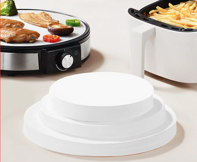 Disposable Food Grade 8inch Parchment Paper sheets Non Stick Baking paper for Round Cake Pan, Springform Pan and Tortilla Press