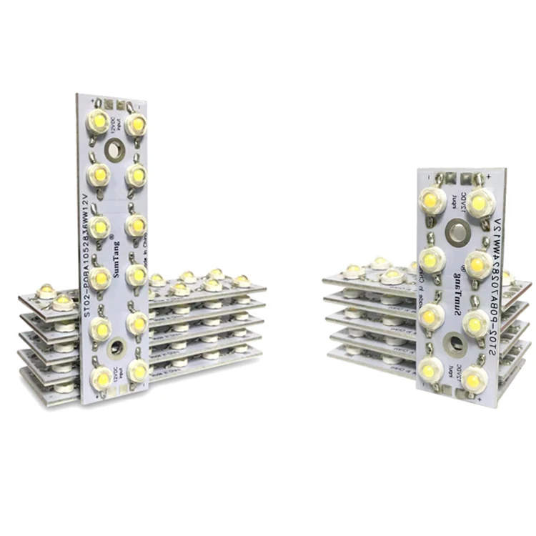 Bridgelux 45mil 12v pcba cob high power led modules 130-160lm/w warm natural cool white 8w 24w 12w 36w for cars vehicle light