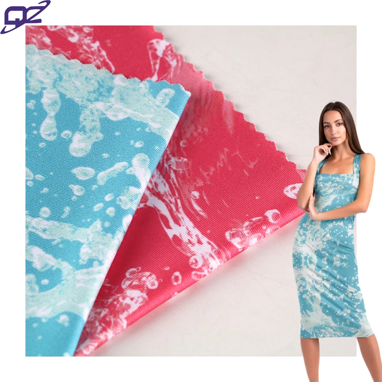 Ready to ship custom arrival composition 4 way lycra stretch polyester spandex jersey knit fabric