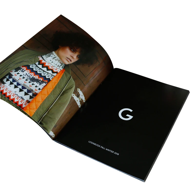 High-end products lookbook by customized design and printing service