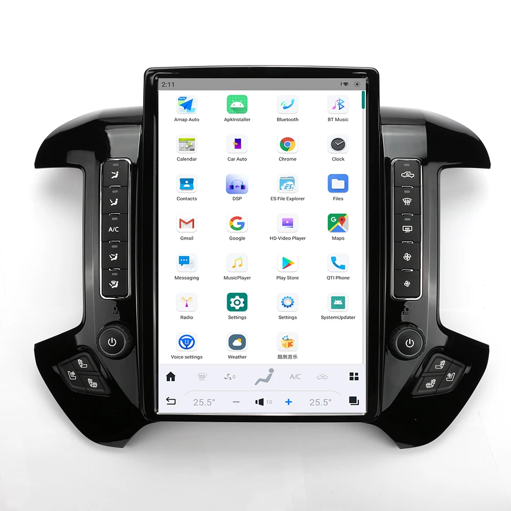 Автомобильный GPS-навигатор KiriNavi на Android 11 для Chevrolet silverado 2013 2019 GMC 2014 2020 черный для оригинального автомобиля 4,2 8 дюймов