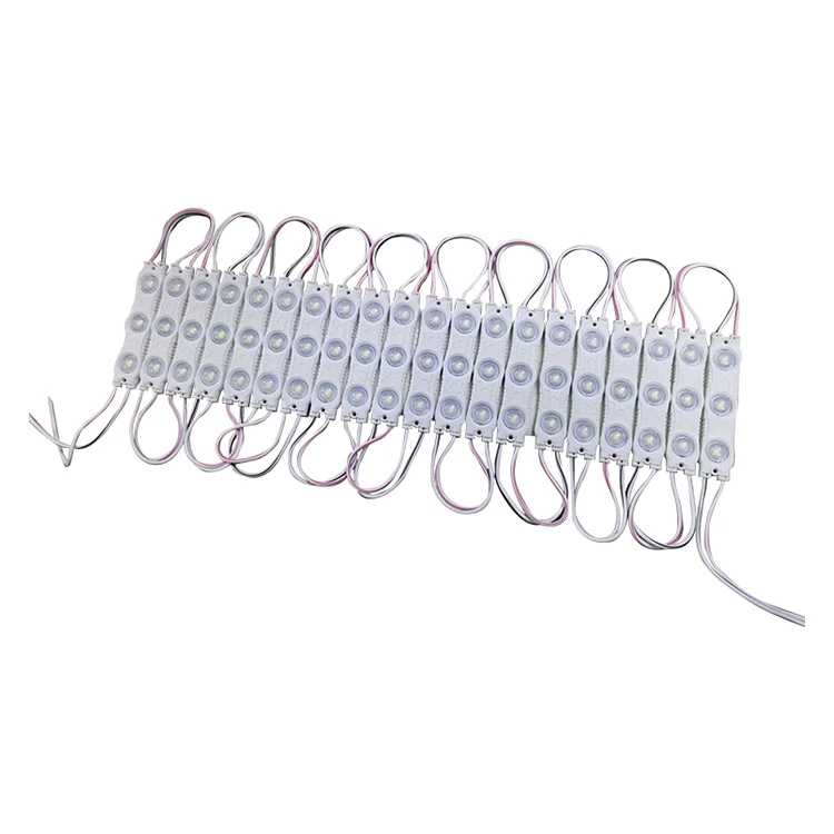 
12v Dc 3led Injection Lens Light Sign 1.5w Smd Led Module 2835 Rgb Led Module 