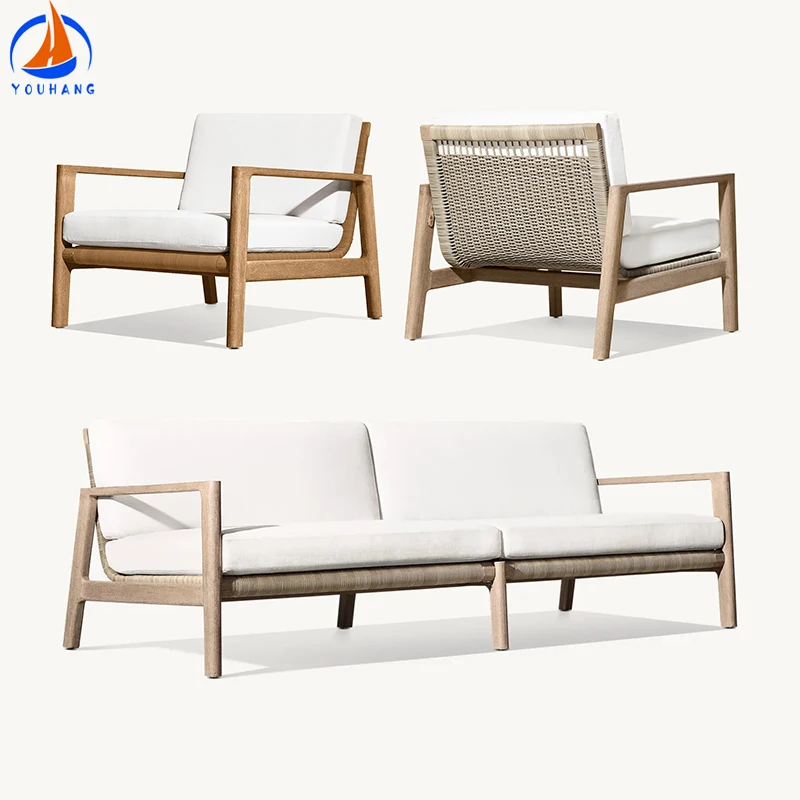 All-weather luxury rattan furniture mexico outdoor terrace sofa set grey pe rattan patio sofa brown