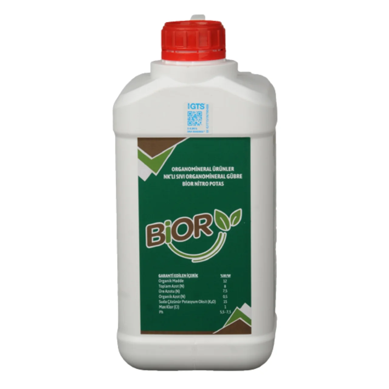 Liquid Organomineral Fertilizer 8% Nitrogen 15% Potassium (K) Turkey Origin 5 Lt Liquid Compound Fertilizer 8.0.15 from Turkey