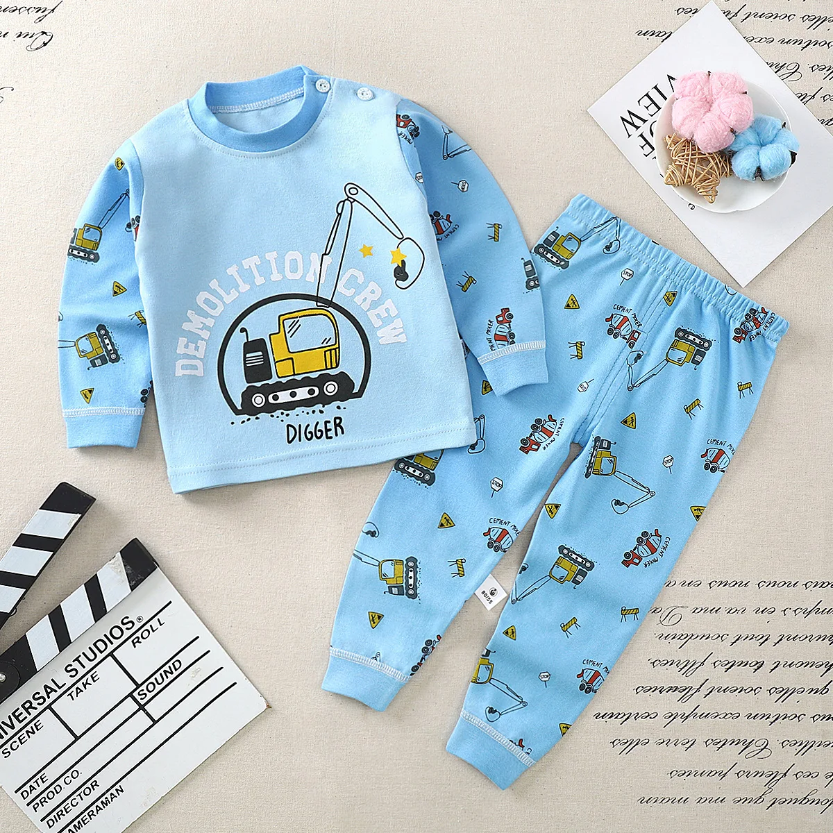 baby clothing cheap price kids pajamas set