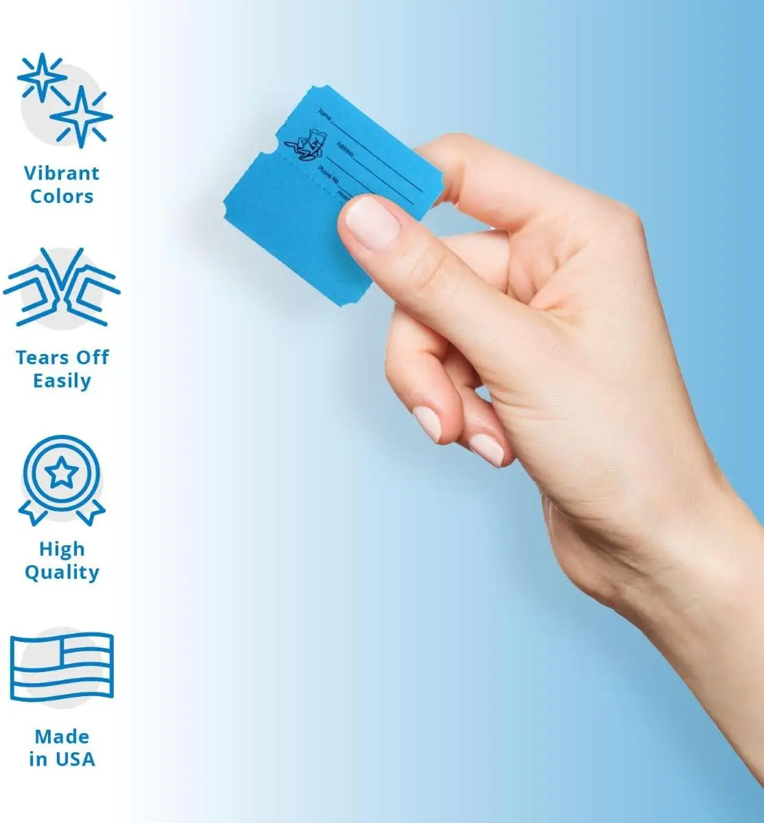 Custom 1000 tickets per roll raffle tickets double cheap prices raffle ticket roll