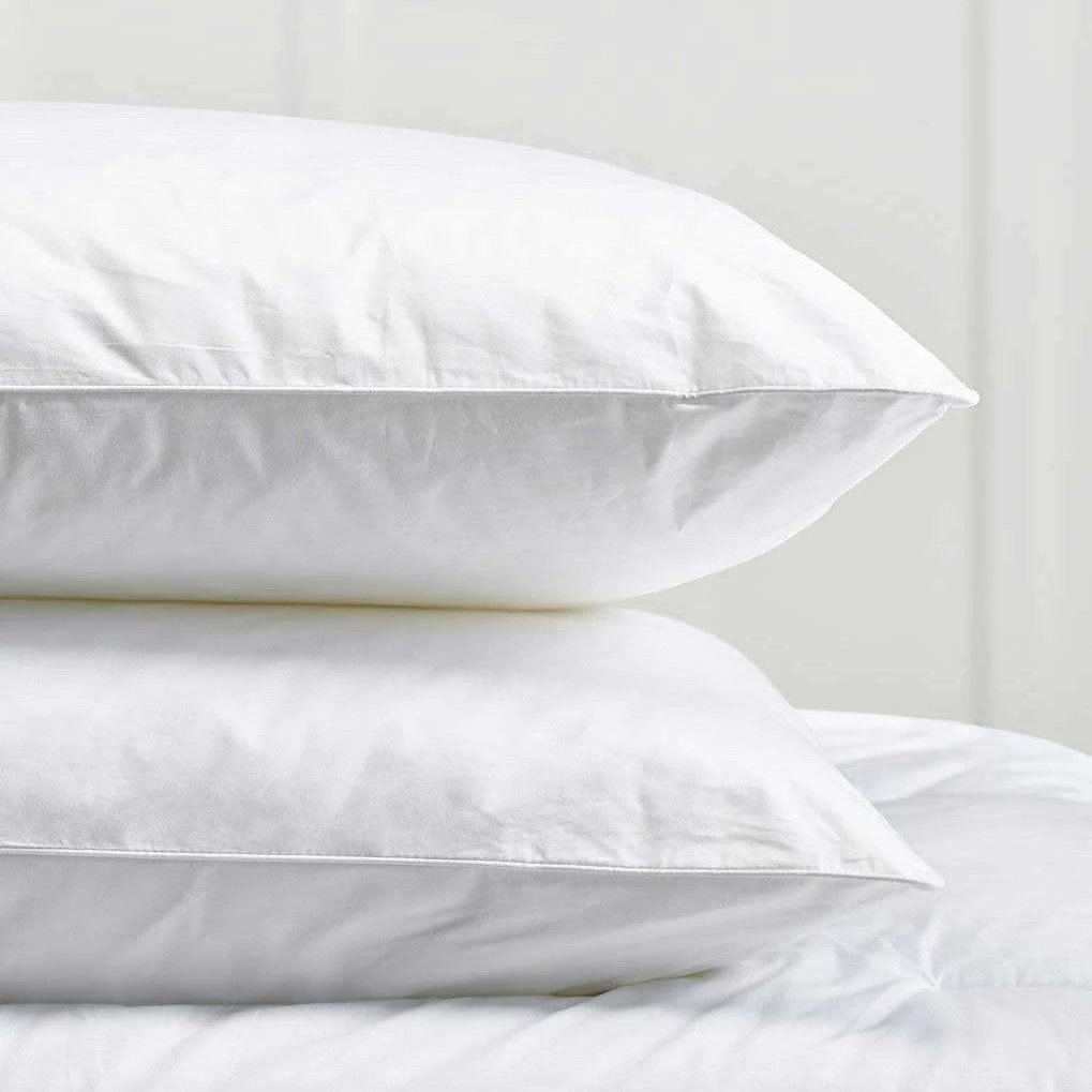 Big OEM Order Service Simple and pure cotton white goose down pillow twin Pack cushion sofa cushion