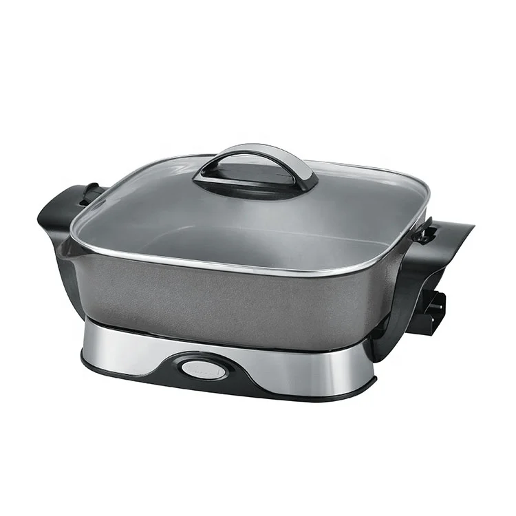 Пользовательское кухонное приспособление, сковорода квадратная антипригарная многофункциональная электрическая сковорода