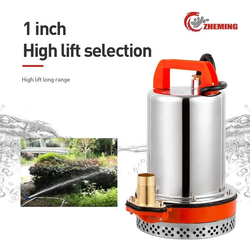Zheming 72V Bomba Submersa Solar Water Submersible Well Pump For Agriculture Farm Irrigation