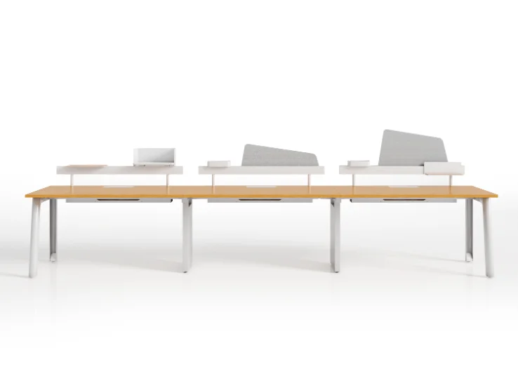 Open Workstation Desk with Table Partition Cubicles Innovative High Quality 6 Person Office Desk Furniture