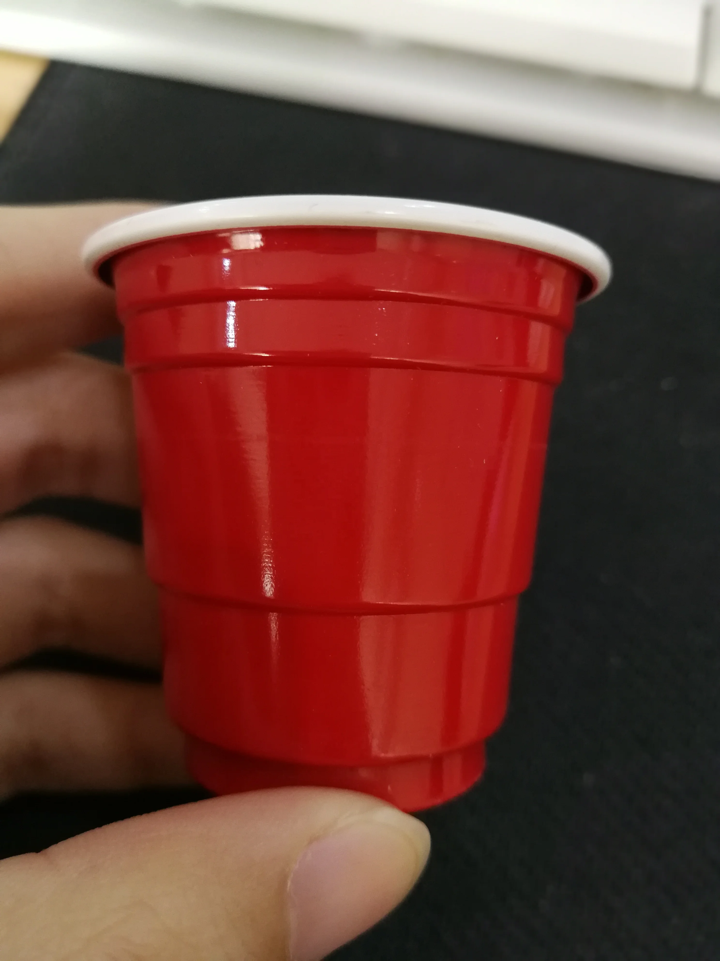 Mini Beer Pong Game Red 2oz Shot Glass Party Mini Cups